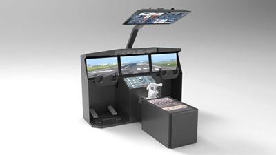 睿濱飛行模擬飛機駕駛艙定制-云茂通訊客戶案例